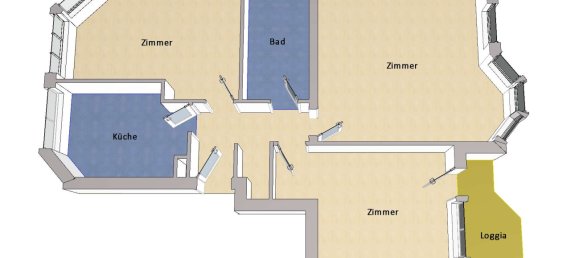 Apartamento de 3 habitaciónes en Neukolln, Germany No. 278433 6