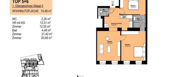 3-Zimmer Wohnung in Wien, Austria, Nr. 259331 10