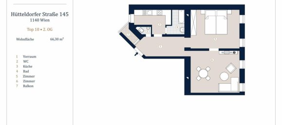 2-salle Appartement à Penzing, Austria No. 250640 11