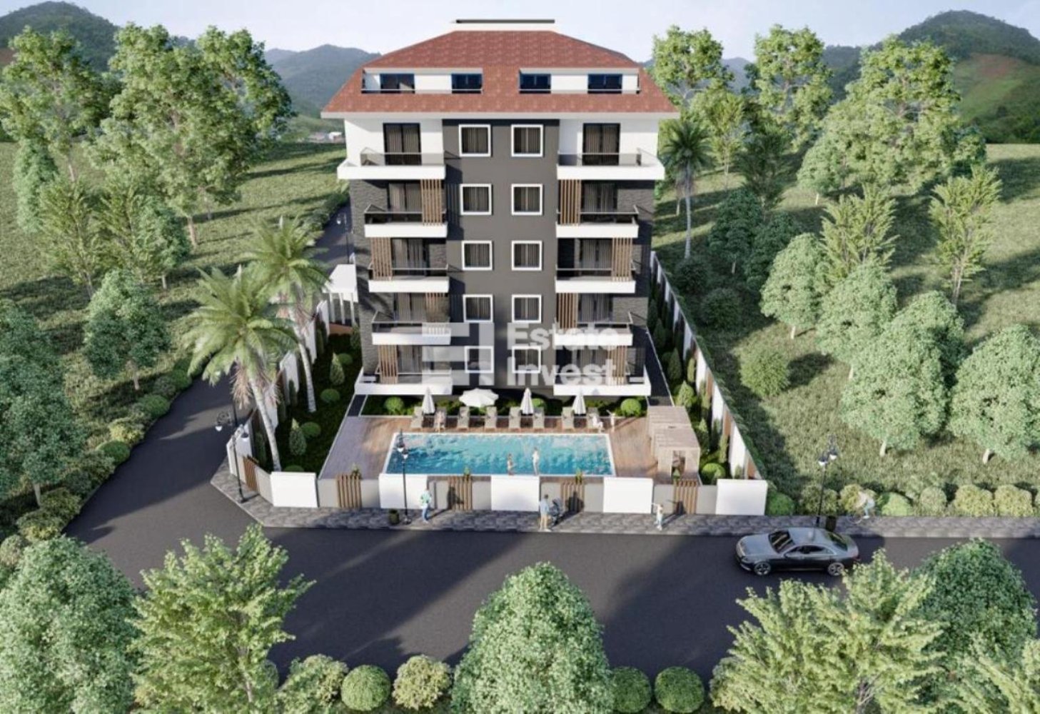 Wohnung 2+1 in Alanya, Turkey, Nr. 26392