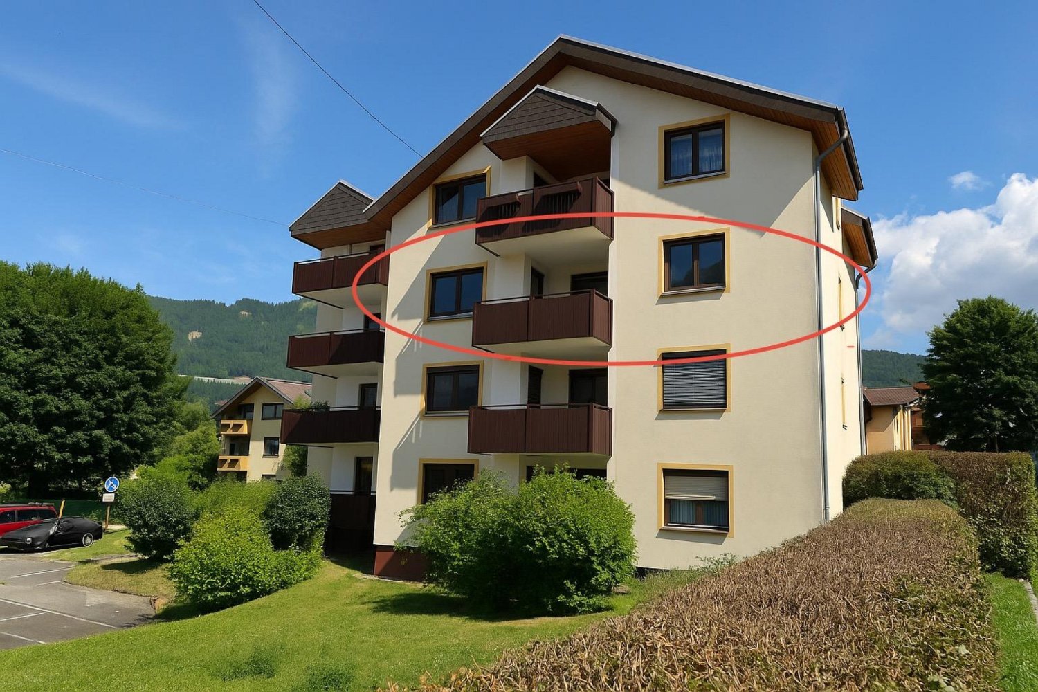 3 rooms Apartment in Leoben, Austria No. 132454