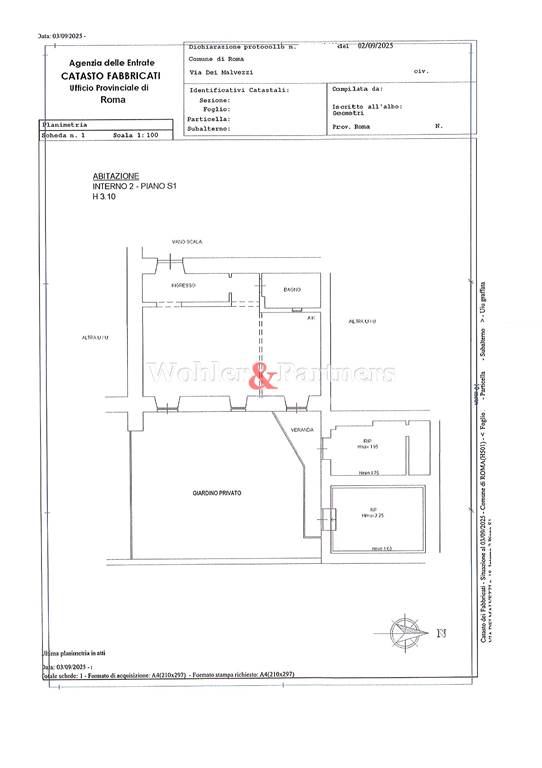 1 Schlafzimmer Wohnung in Rome, Italy, Nr. 360105