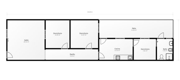 3 غرف نوم منزل في Torrevieja, Spain رقم 29357 4