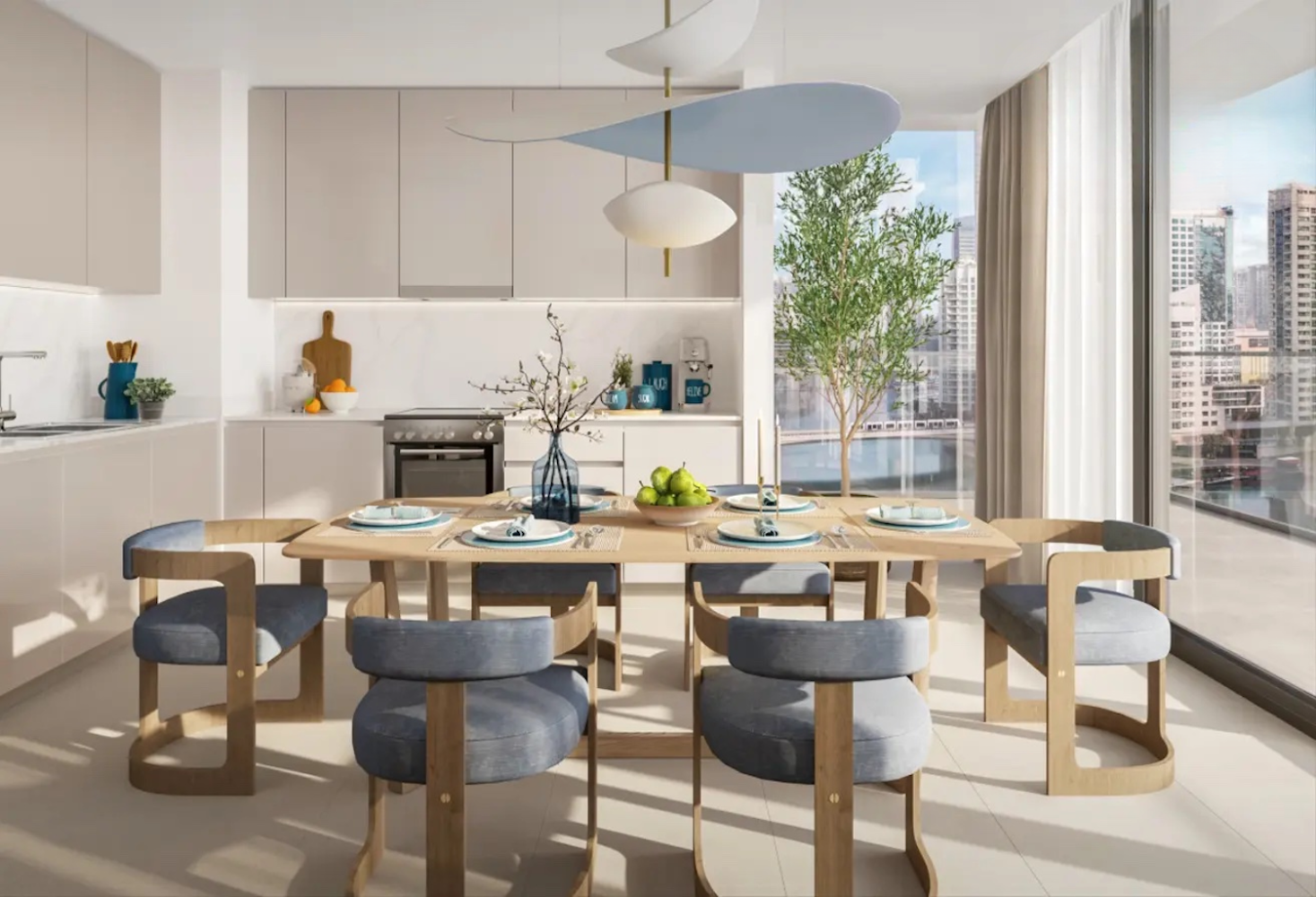 Apartamento de 3 dormitorios en Dubai, UAE No. 21507