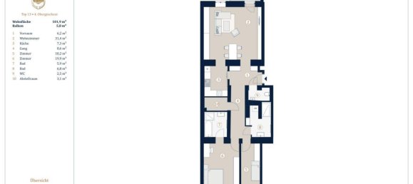 3غرفة بانتهاوس في Alsergrund, Austria رقم 165452 7