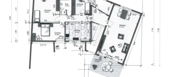 4 rooms Apartment in Main-Kinzig, Germany No. 291792 15