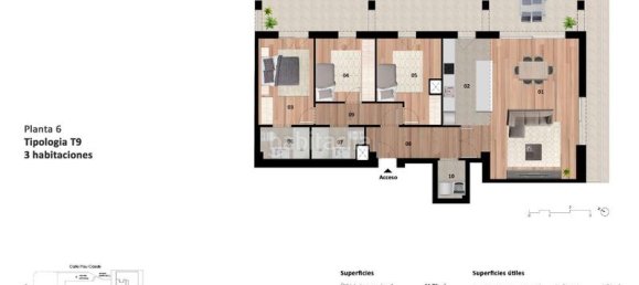 Apartamento T1 em Vallirana, Spain N.º 27616 24