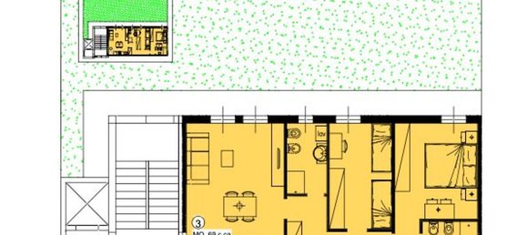 3غرفة منزل ذو طابقين في Lentate sul Seveso, Italy رقم 3834 17