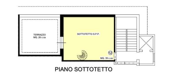 3غرفة منزل ذو طابقين في Lentate sul Seveso, Italy رقم 3834 30