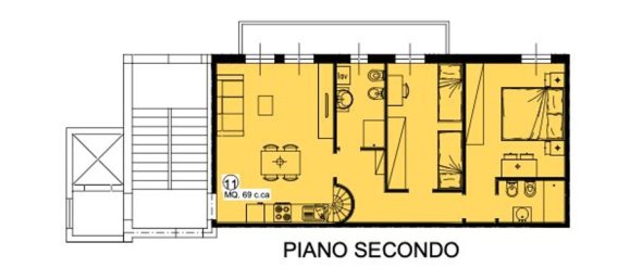 3غرفة منزل ذو طابقين في Lentate sul Seveso, Italy رقم 3834 27