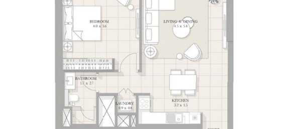 1 Schlafzimmer Wohnung in Bluewaters, UAE, Nr. 121327 4