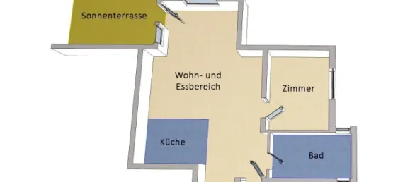 Apartamento de 2 divisões em Lichtenrade, Germany N.º 111753 4