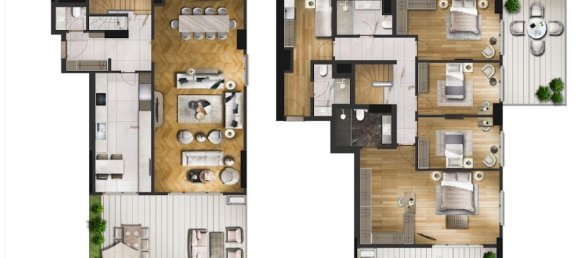 2 rooms Apartment in Istanbul, Turkey No. 21189 21