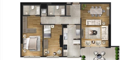 2 rooms Apartment in Istanbul, Turkey No. 21189 26