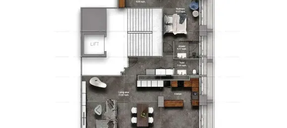 1 Schlafzimmer Eigentumswohnung in Bang Rak, Thailand, Nr. 61402 2