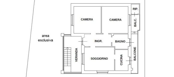 4 rooms House in Verzuolo, Italy No. 41634 34