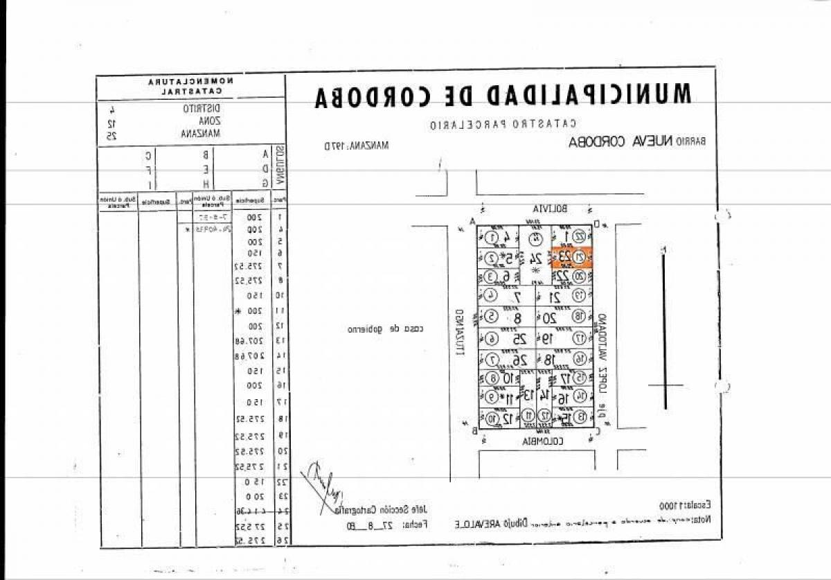 200m² Land in Cordoba, Argentina No. 45834