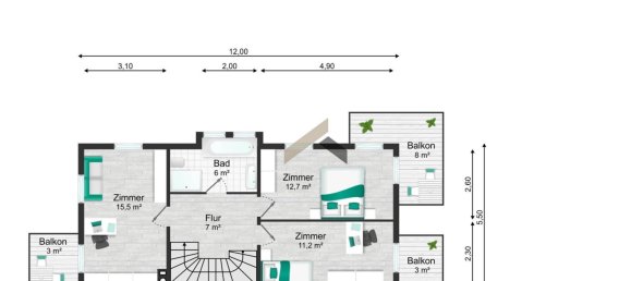 4 bedrooms Townhouse in Hallwang, Austria No. 52545 15