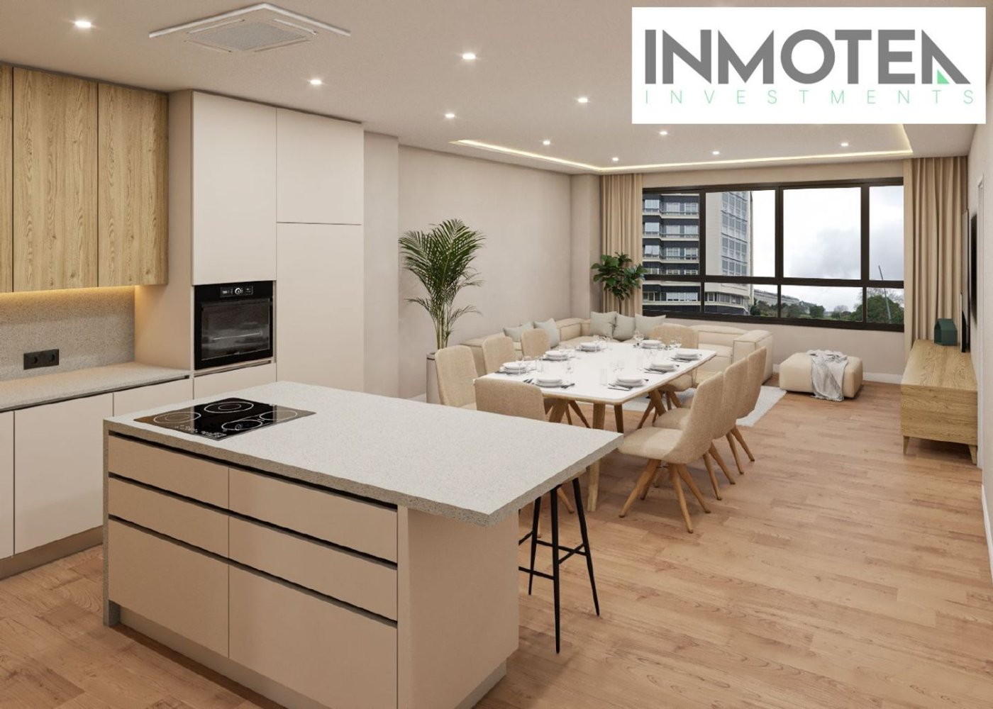 Квартира с 1 спальней в Ла-Корунья, Испания № 203048