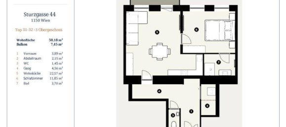 Дом с 2 комнатами в Рудольфсхайм-Фунфхаус, Австрия № 246259 8