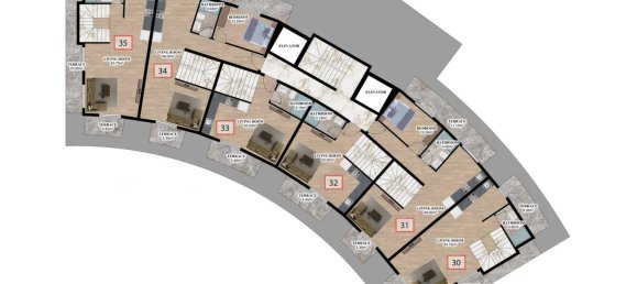 Apartment 1+1 in Konakli, Turkey No. 31393 14