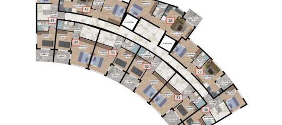 Apartment 1+1 in Konakli, Turkey No. 31393 13