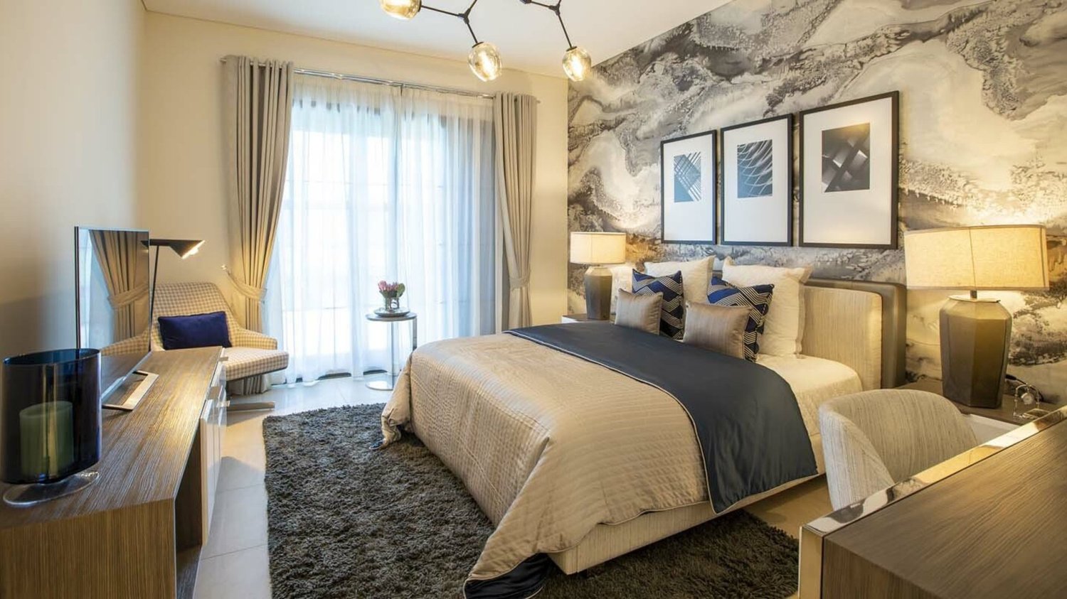 Apartamento de 1 dormitorio en QAMAR APARTMENTS, Al Muhaisnah, UAE No. 58339