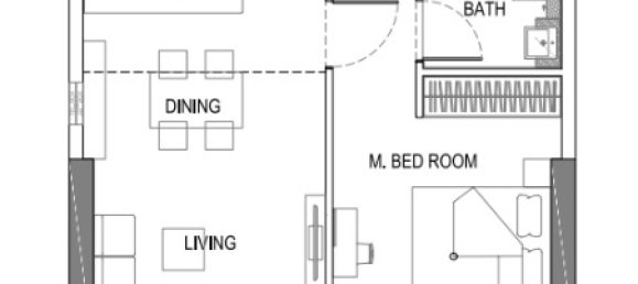 Apartamento T1 em Jumeirah Village Circle, UAE N.º 12439 4