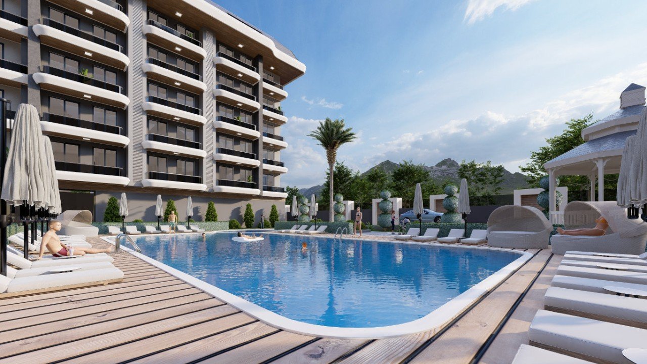 Apartment 1+1 in Alanya, Turkey No. 4472