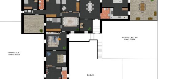 44 rooms Castles in Chiaramonte Gulfi, Italy No. 132091 42