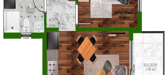 Wohnung 1+1 in Gazipasa, Turkey, Nr. 31267 24