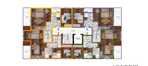 Wohnung 1+1 in Gazipasa, Turkey, Nr. 31267 12