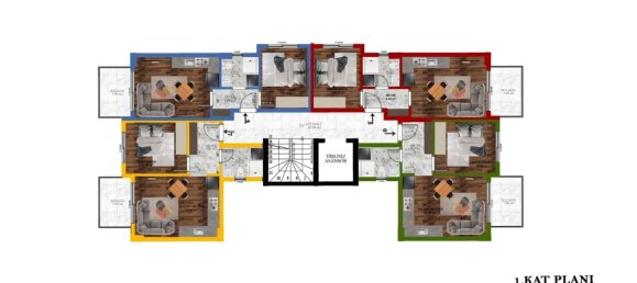 Wohnung 1+1 in Gazipasa, Turkey, Nr. 31267 15