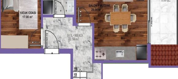 Wohnung 1+1 in Gazipasa, Turkey, Nr. 31267 19