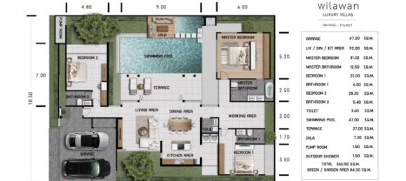 3 bedrooms Villa in Phuket, Thailand No. 12484 17