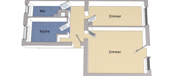 2 rooms Apartment in Kreuzberg, Germany No. 113107 8