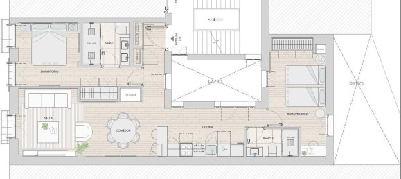 2 bedrooms Apartment in Madrid, Spain No. 121358 5