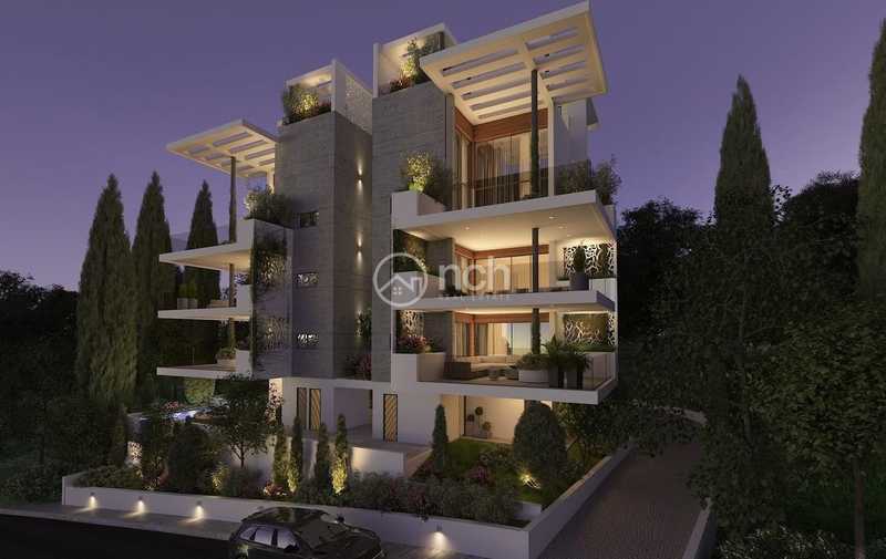 Пентхаус с 3 спальнями в Гермасойя, Кипр № 21498