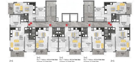 2-Zimmer Wohnung in Avsallar, Turkey, Nr. 9804 9