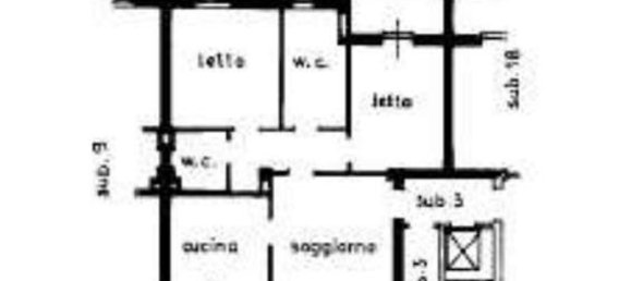 Квартира с 3 комнатами в Ро, Италия № 4982 6