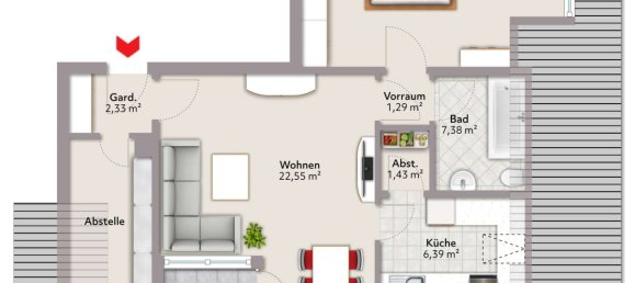 Apartamento de 1 dormitorio en Landsberg am Lech, Germany No. 95559 8