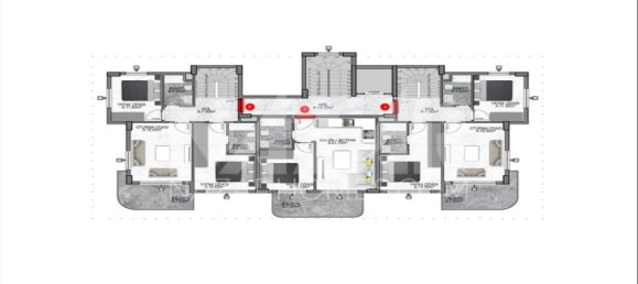 Apartment 1+1 in Alanya, Turkey No. 14363 14
