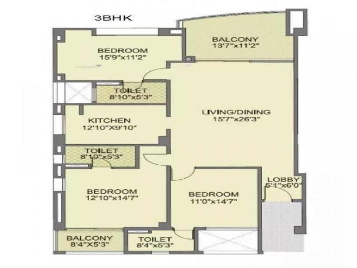 3 bedrooms House in Pune, India No. 49258