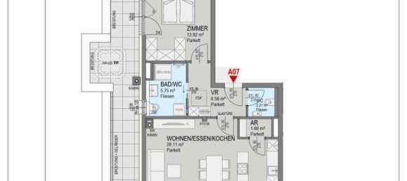 2-Zimmer Penthouse in Graz, Austria, Nr. 254519 2