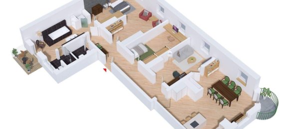 4-Zimmer Wohnung in München, Germany, Nr. 326126 2