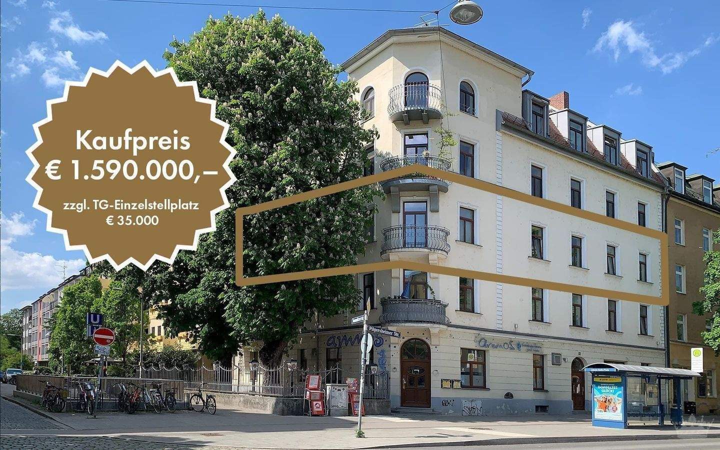 4-Zimmer Wohnung in München, Germany, Nr. 326126