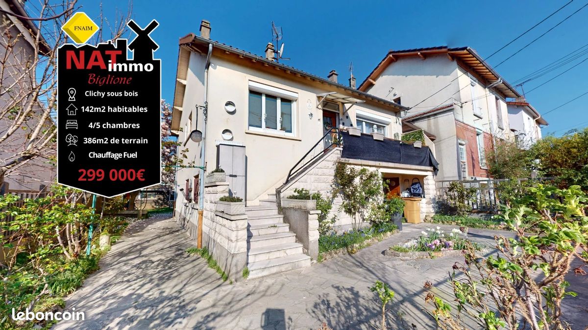 Casa de 4 dormitorios en Clichy-sous-Bois, France No. 333375