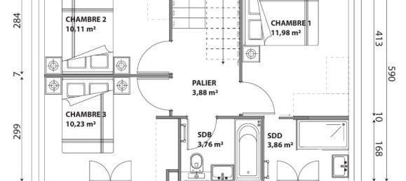 Земельный участок 258м² в Вильбон-сюр-Ивет, Франция № 330433 5
