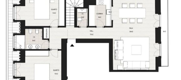 3 غرف نوم منزل ذو طابقين في Lisbon, Portugal رقم 108547 24