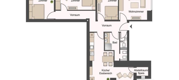 Квартира с 4 комнатами в Шпитталь ан дер Драу, Австрия № 155707 8